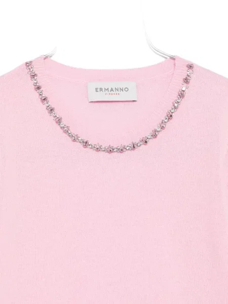 Top Ermanno Firenze de cristal roz