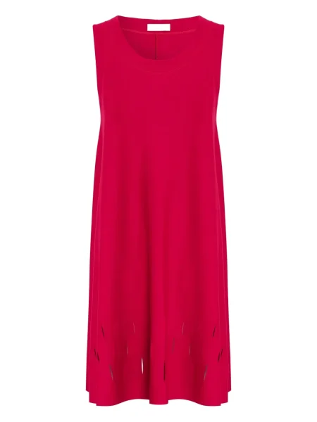 Rochie fără mâneci Gloria Coelho fără mâneci de costum roșu