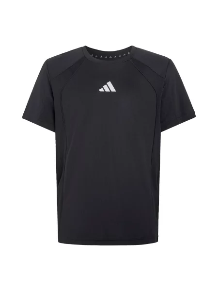 ADIDAS SPORTSWEAR Tehnička sportska majica Tech Apparel crna bijela