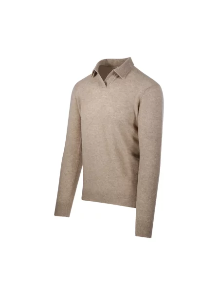Sweter Altea wełniany beżowy