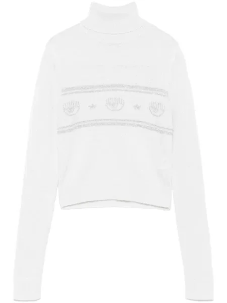 Pulover Chiara Ferragni alb