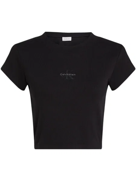 Cropp tricou Calvin Klein Jeans negru
