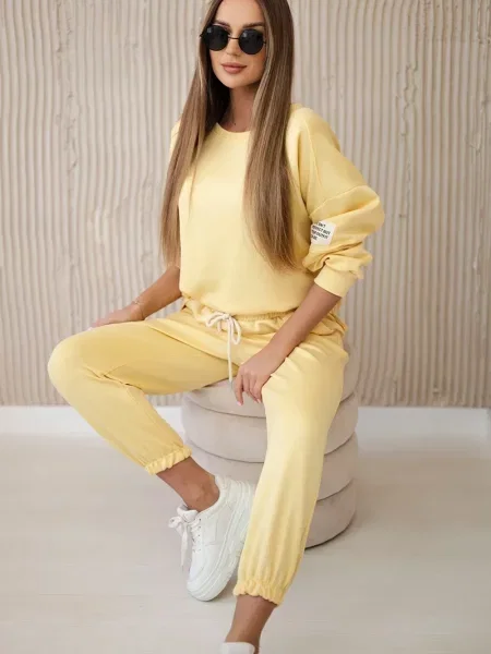 Pantaloni Kesi Włoski galben