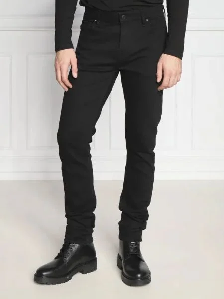 GUESS Blugi CHRIS | Skinny fit negru