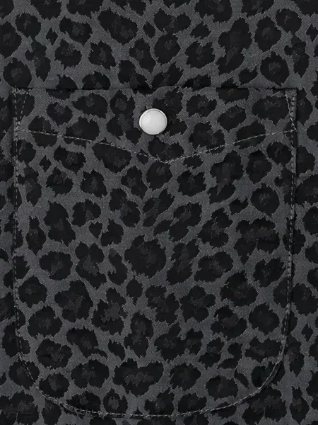 Риза Needles с принт с леопардов принт сиво