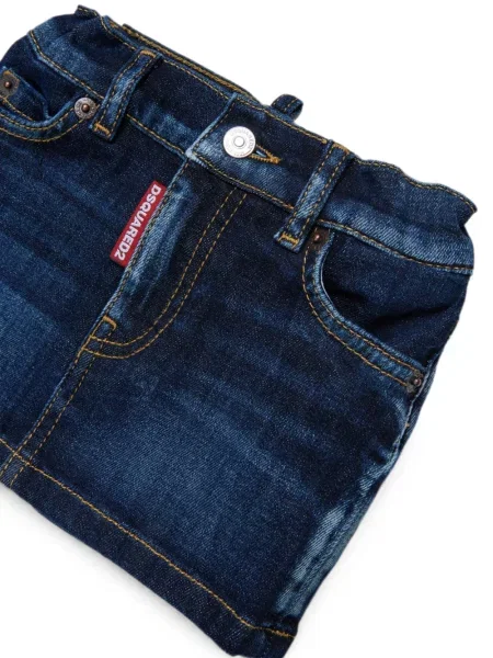 Spódnica jeansowa dziecięca Dsquared2 niebieska