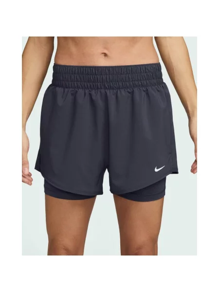 Szorty Nike One Dri-FIT 2 w 1 wysokie granatowy XXS niebieskie