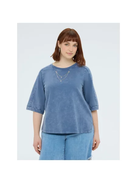 Bluza Fiorella Rubino niebieska