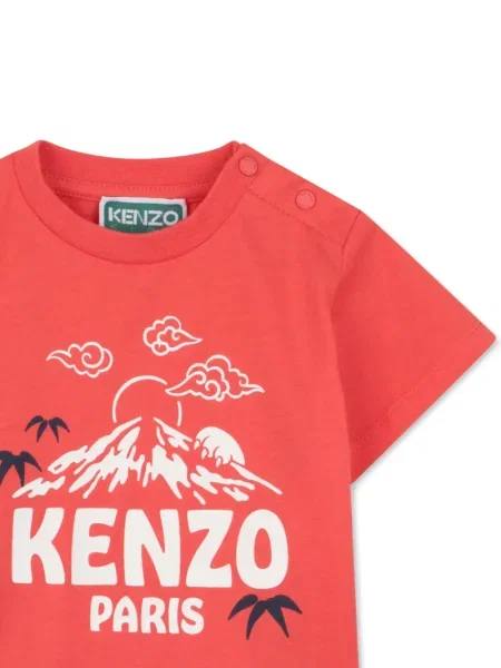 Koszulka dziecięca Kenzo czerwona