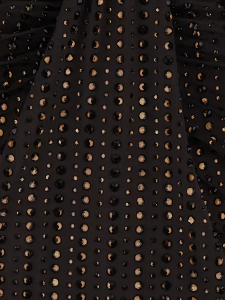 Rochie mini Venuja cu volane maro