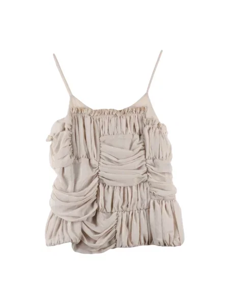 Top Comme Des Garcons bez rękawów beżowy