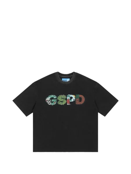 Tricou Godspeed cu imagine negru