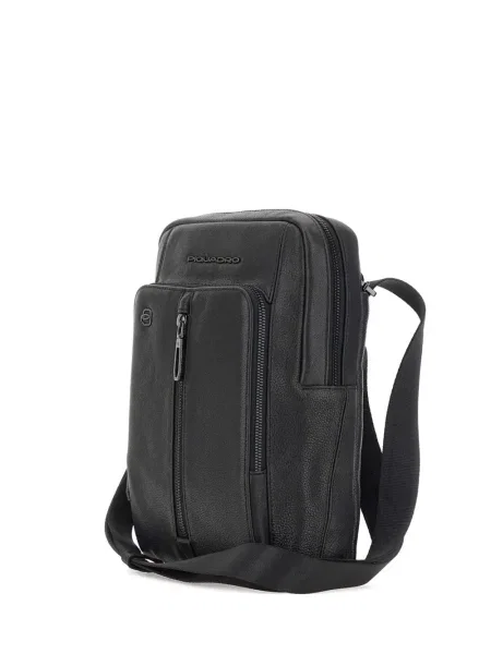 Geantă Piquadro din piele negru