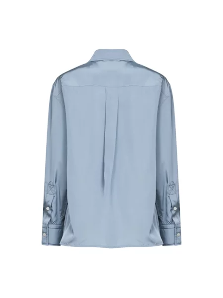 Koszula Bottega Veneta niebieska