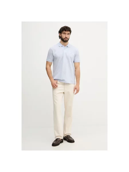 Lacoste polo niebieska