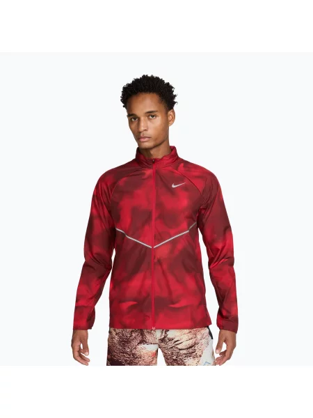 Geacă de alergare pentru bărbați Nike Miler light crimson/tough red roșu