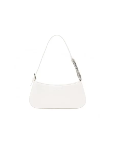 Torebka Chiara Ferragni Collection skórzana z logo biała