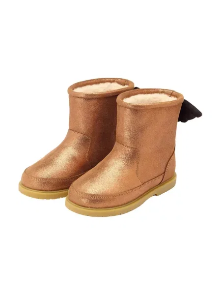 Donsje semišové zimní boty Angela Boots Wings hnědé