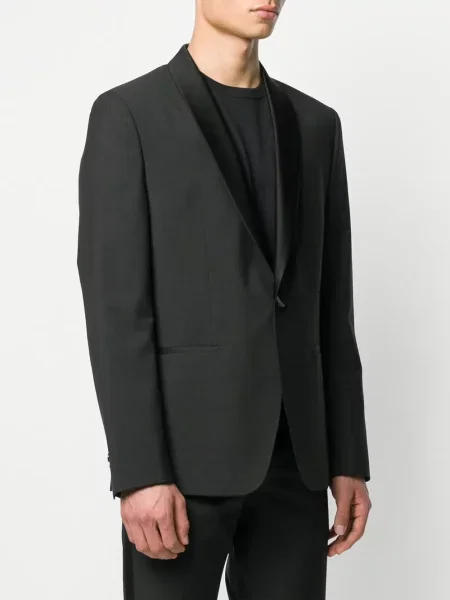Sacou Calvin Klein Jeans din satin negru