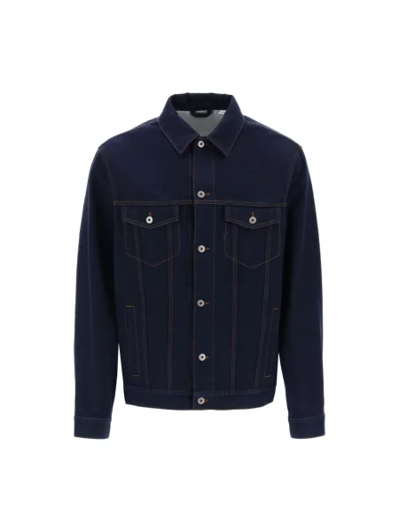 Kurtka Burberry klasyczna niebieska