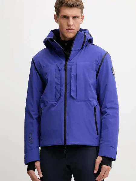Emporio Armani geacă de schi violet