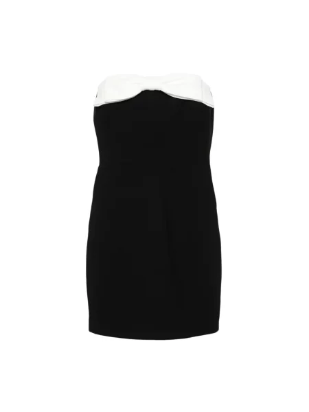 Sukienka The New Arrivals Ilkyaz Ozel z kokardką bez ramiączek czarna