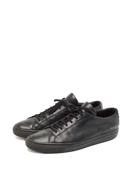Sneakerși Common Projects din piele negru