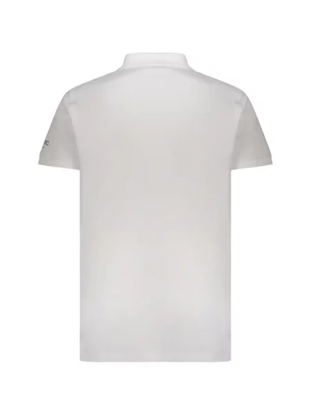 Tricou polo Iceberg cu autograf alb