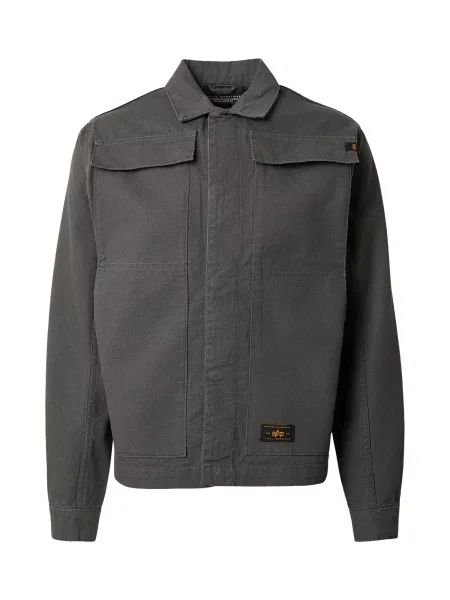 ALPHA INDUSTRIES Geacă de primăvară-toamnă închis gri