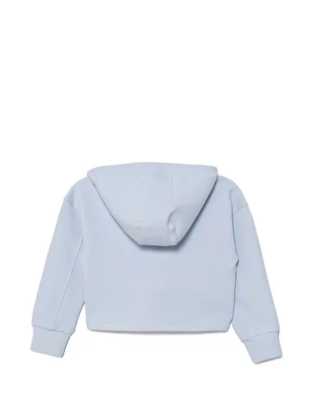 Bluza z kapturem dziecięca Guess niebieska