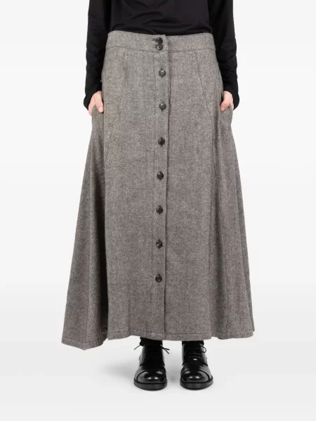 Spódnica midi Société Anonyme do kolan szara