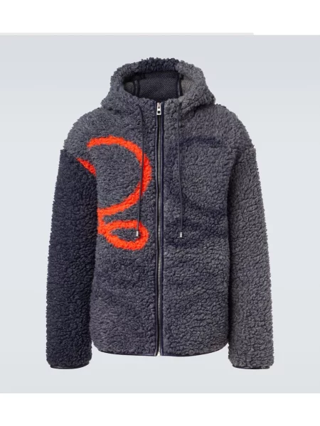 Jakna Loewe iz flisa modra