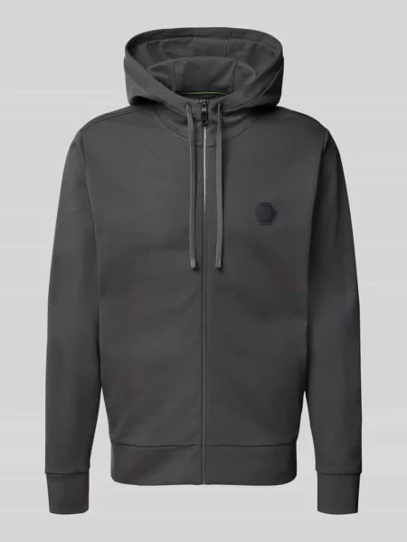 Bluza rozpinana o kroju regular fit z mieszanki bawełny Boss Green