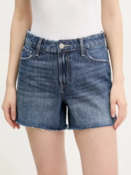 Kratke hlače iz jeansa Hollister Co. modra