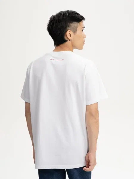 MELA Tricou Pravin' alb