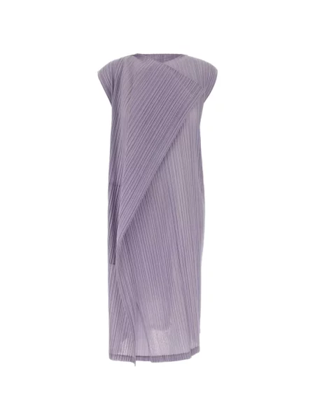 Rochie midi Pleats Please Issey Miyake violet