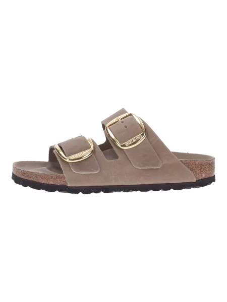 Natikači Birkenstock z zaponko bež