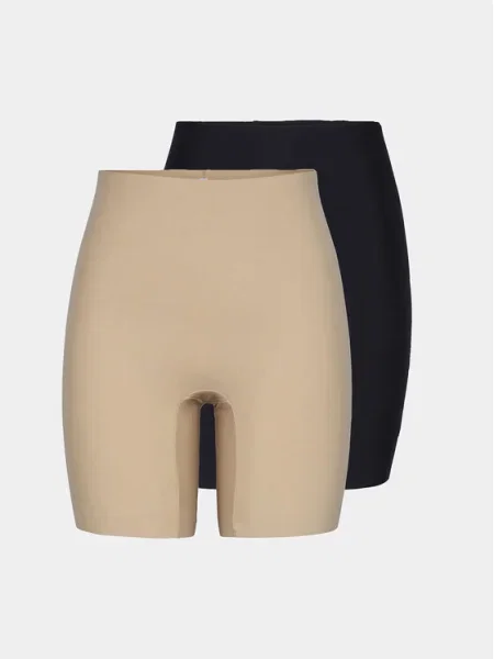 PIECES Leggings PCNamee bej negru