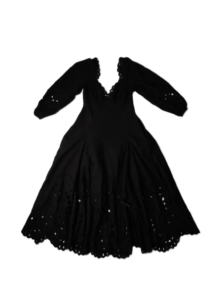 Oblekové midi šaty Charo Ruiz Ibiza po kolena černé