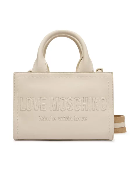 Rankinė LOVE MOSCHINO Écru
