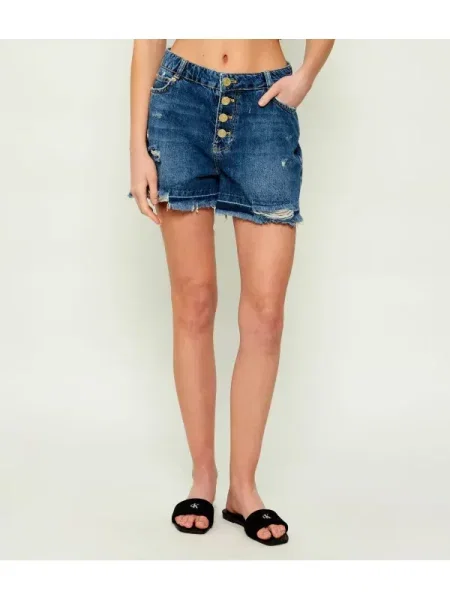 Gaëlle Paris De blugi pantaloni scurți | Relaxed fit albastru