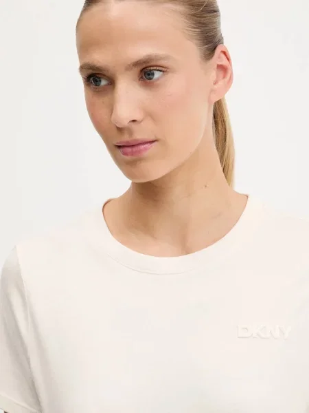 Футболка Dkny бежевая
