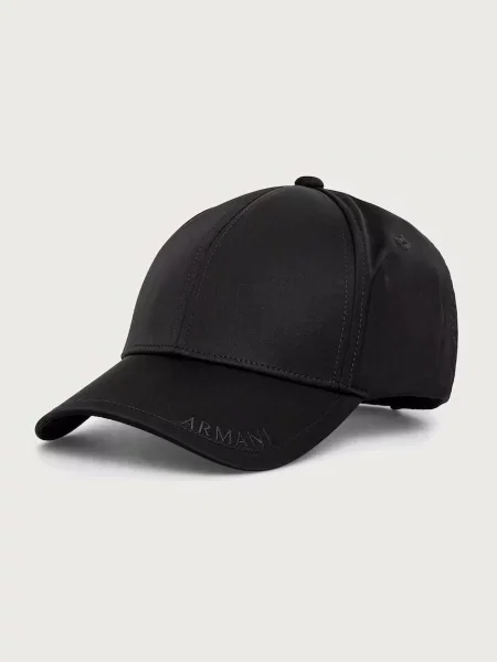Armani Exchange șapcă de damă cu vâscoză negru