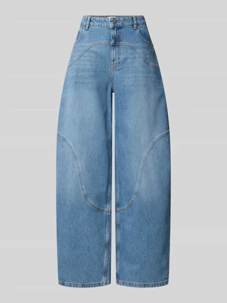Jeansy o kroju wide fit w 5 kieszeni Baum & Pferdgarten niebieskie