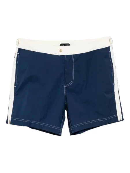 Slip de baie Tom Ford scurt albastru