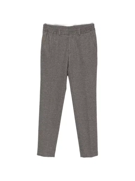 Cu centură pantaloni Karl Lagerfeld maro
