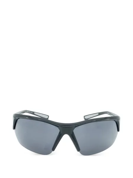 Ochelari de soare Nike de catifea cu autograf retro alb