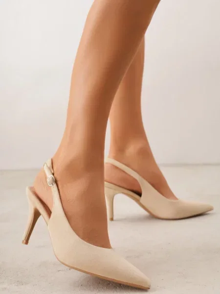 Pantofi stiletto Tarosie bej