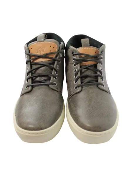 Botki Timberland sznurowane koronkowe szare