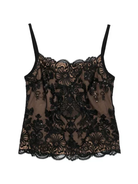 Top Elie Saab cu paiete negru